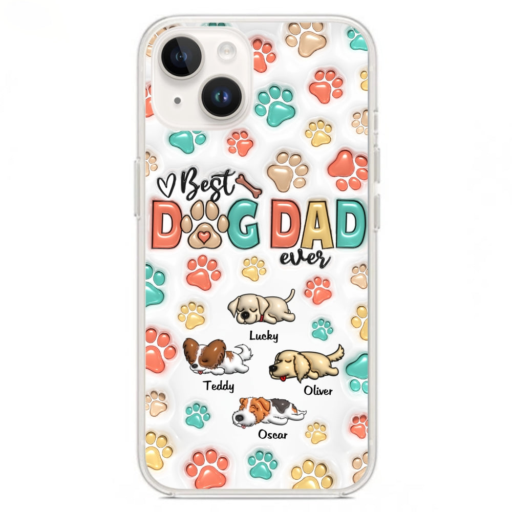 Best Fur Mom Ever! Personalized 3D Inflated Effect Custom Phone Case