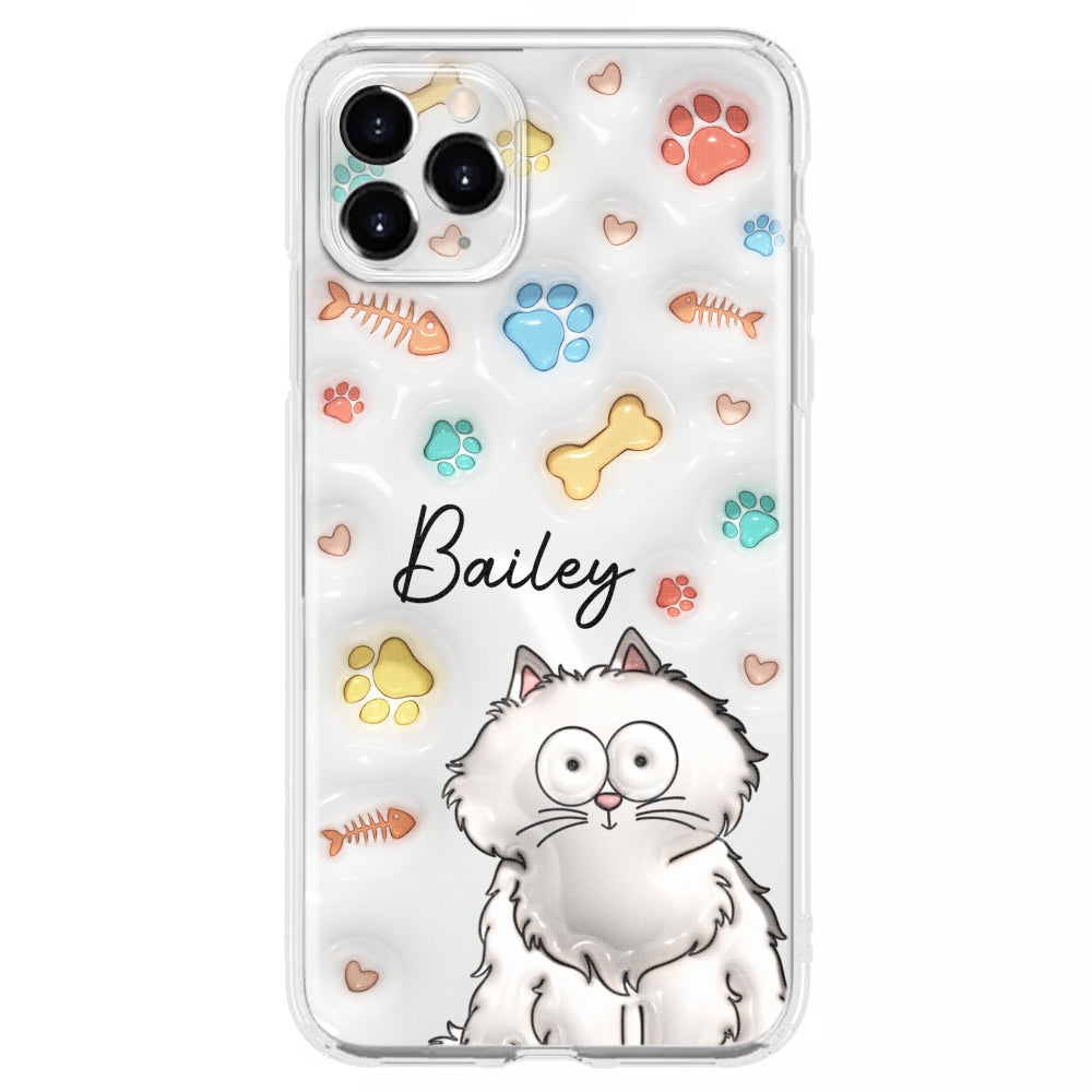 Personalized 3D Inflated Effect Custom Phone Case for Your Fur Babies and Loved Ones
