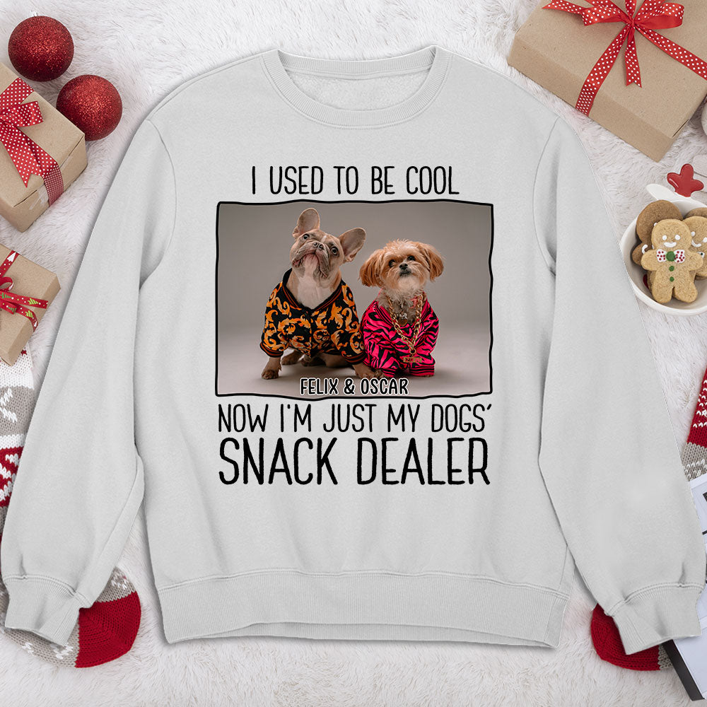 Personalized Just A Snack Dealer Photo Custom Sweatshirt - Ideal Gift