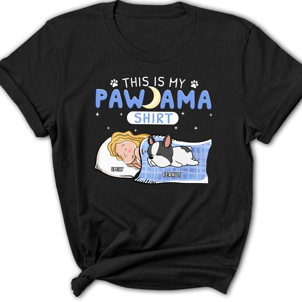 Holiday Personalized Custom Women's Pajama T-shirt - Ideal for Pet Lovers