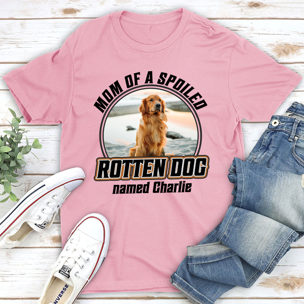 Personalized Unisex Pet Lover T-shirt - Spoil Your Dog with Mom and Dad Style