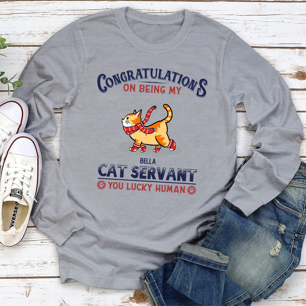 Personalized Custom Congratulations Long Sleeve T-shirt for Pet Lovers