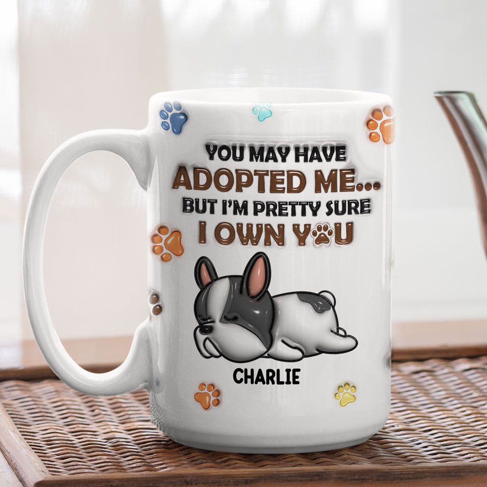 Custom Personalized 3D Inflated Effect Ceramic Mug for a Vigor - Filled Day