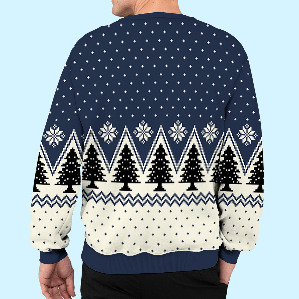 Favorite Human 2 - Customizable All-Over Print Personalized Sweatshirt for Pet Lovers