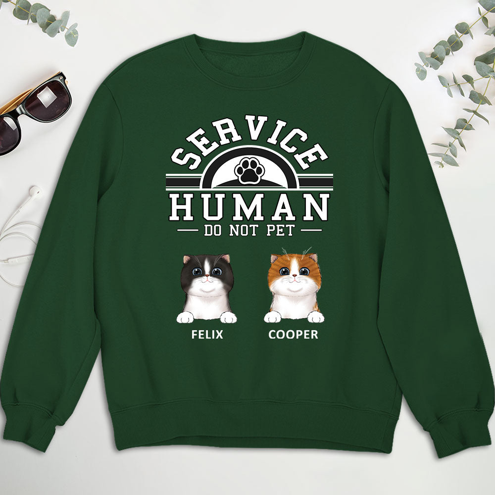Customizable Personalized Pet Service Human Logo Sweatshirt - Ideal Gift for Pet Lovers