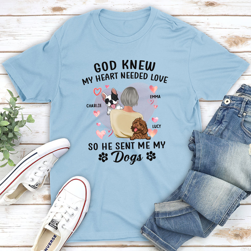 Personalized God Knew My Heart Unisex T-shirt - Ideal Gift for Pet Lovers