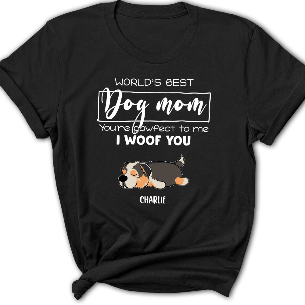 Pawfect Mom - Customizable Personalized Women's Pet Lover T-shirt