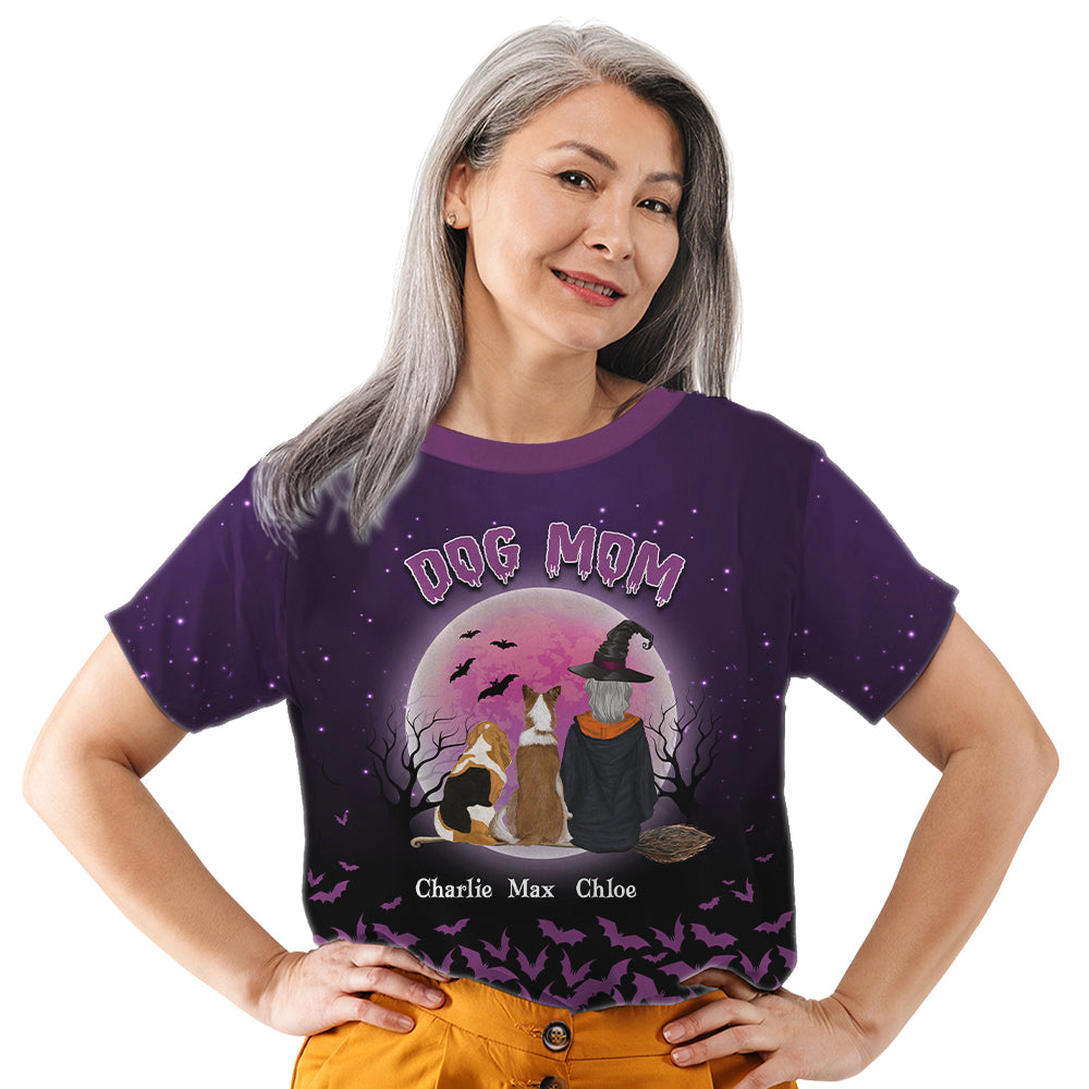 Mom's Halloween Personalized All-over Print Comfort T-shirt
