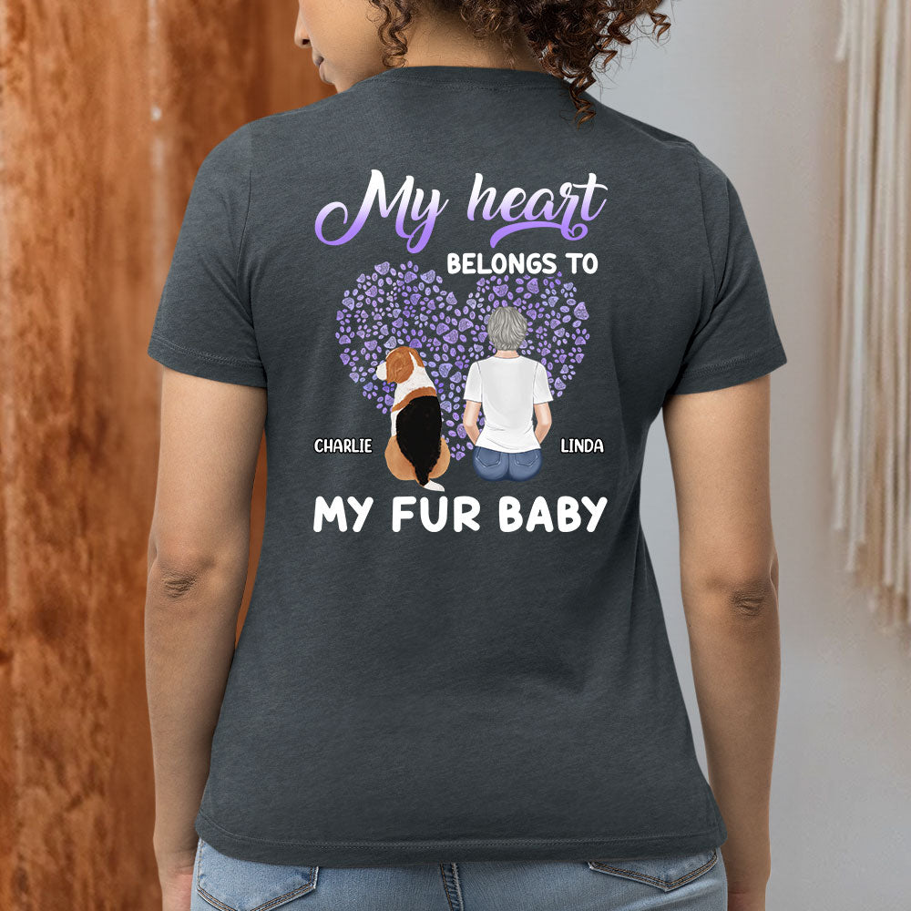 My Fur Babies - Customizable Personalized Women's T-shirts for Pet Lovers