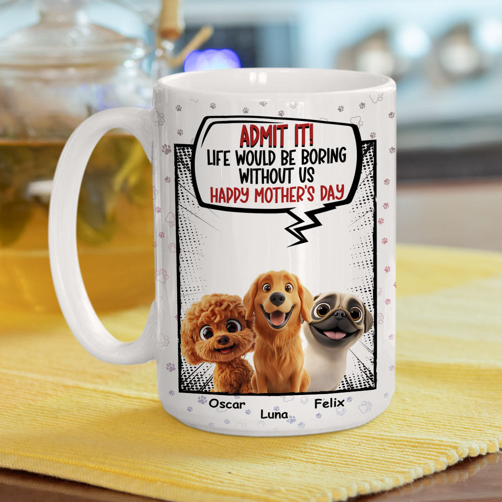 Personalized Custom Mug: Without Us, Without Fun - Ideal for All Beverages