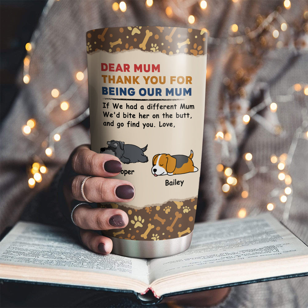 Personalized Custom 'Bite The Butt' Tumbler - Express Your Style