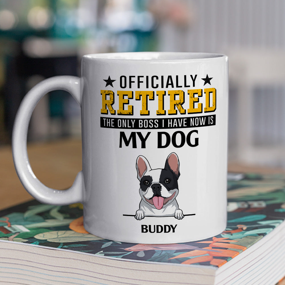 Officially Retired - Customizable Personalized Coffee Mug for Pet Lovers