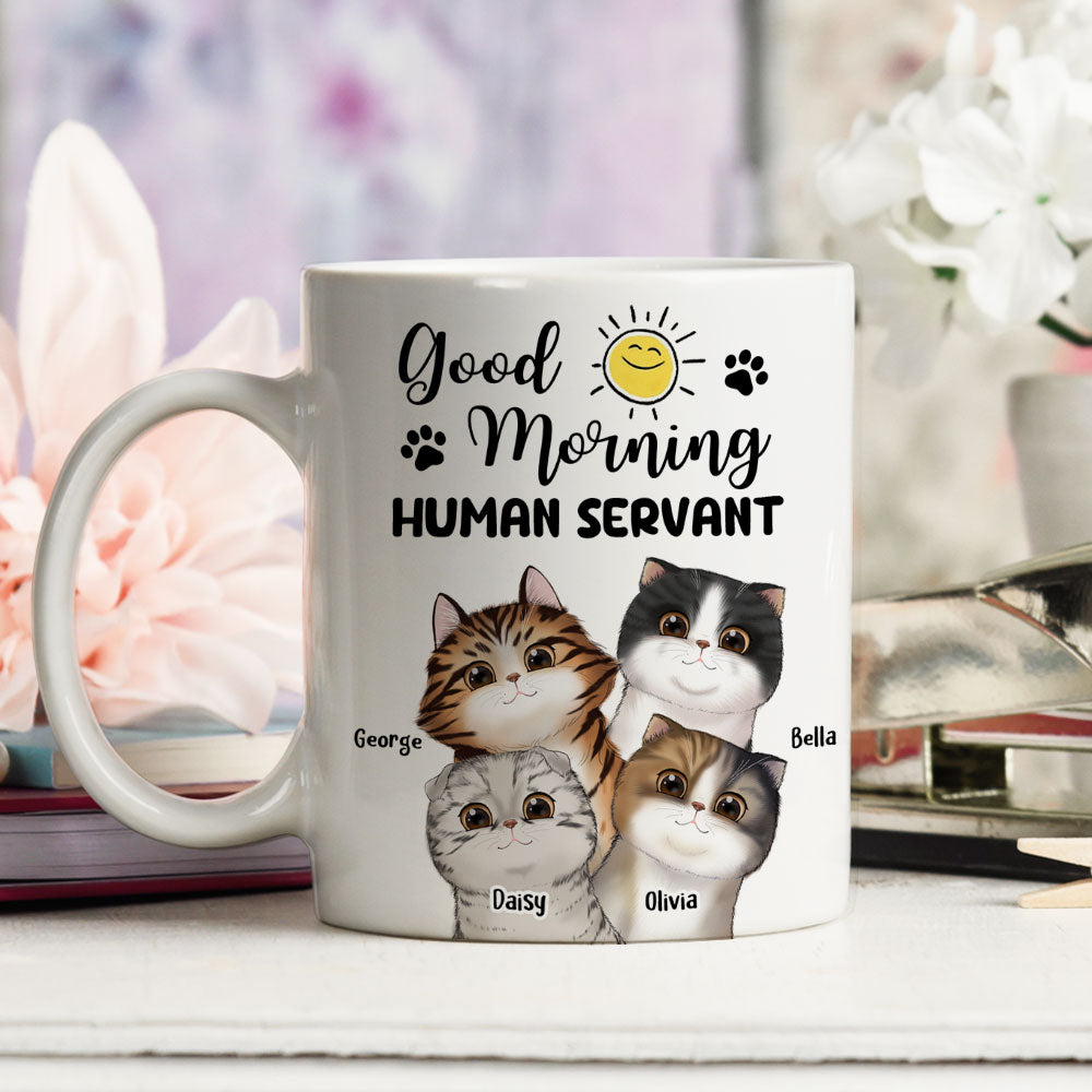 Good Morning - Customized Personalized Coffee Mug for Pet Lovers
