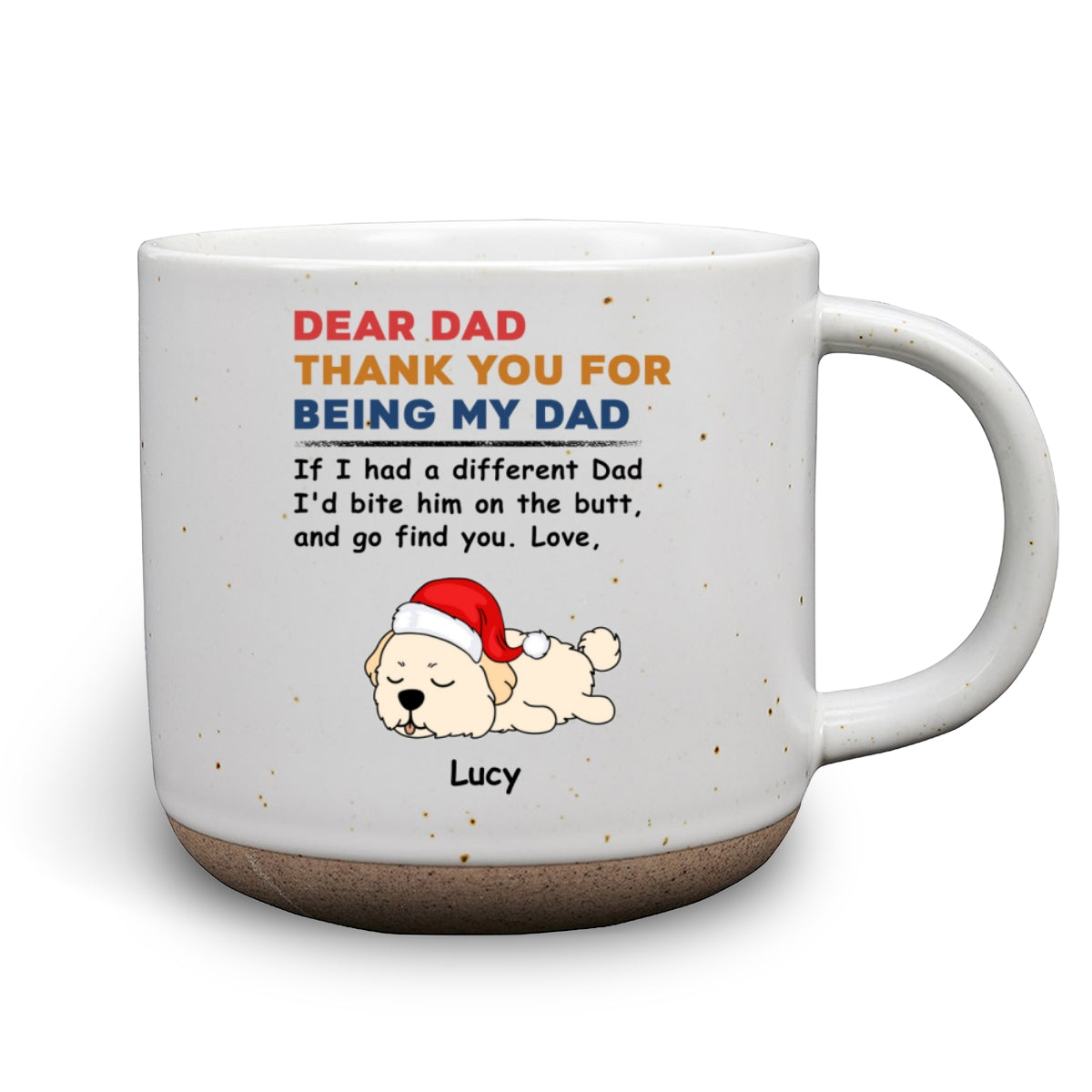 Personalized Custom 'If I Had A Different Mom Dad' Pottery Mug - Ideal Gift for Loved Ones