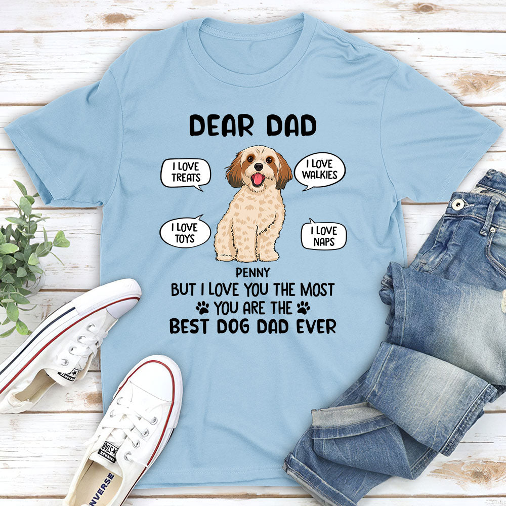We Love Treats - Customizable Unisex Personalized T-shirt for Pet Lovers