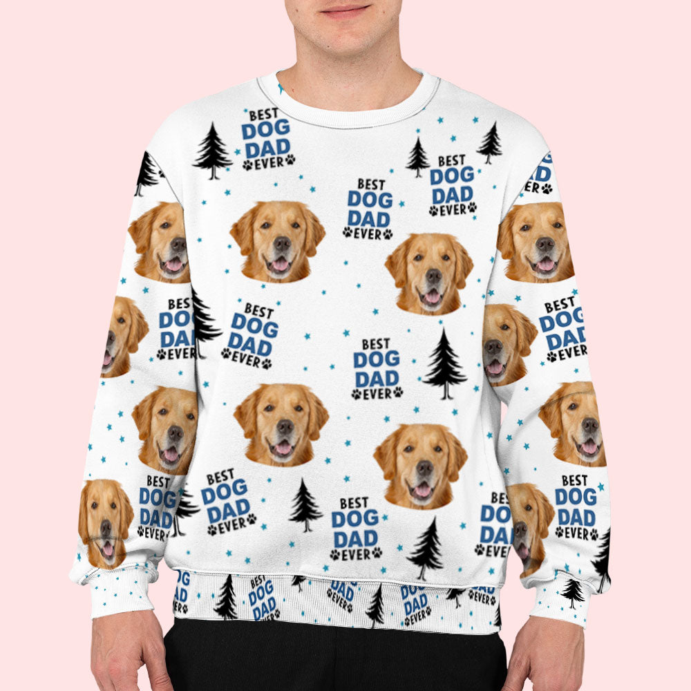 Top-Rated Personalized All-Over-Print Fur Dog Mom Sweatshirt