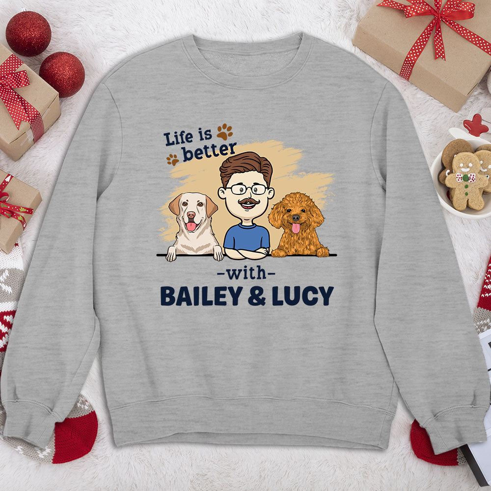 Personalized Custom Dog-themed Sweatshirt - Ideal Gift for Pet Lovers