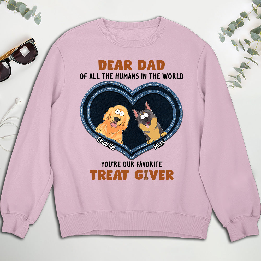 Personalized 'You're My Favorite Treat Giver' Custom Sweatshirt for Pet Lovers