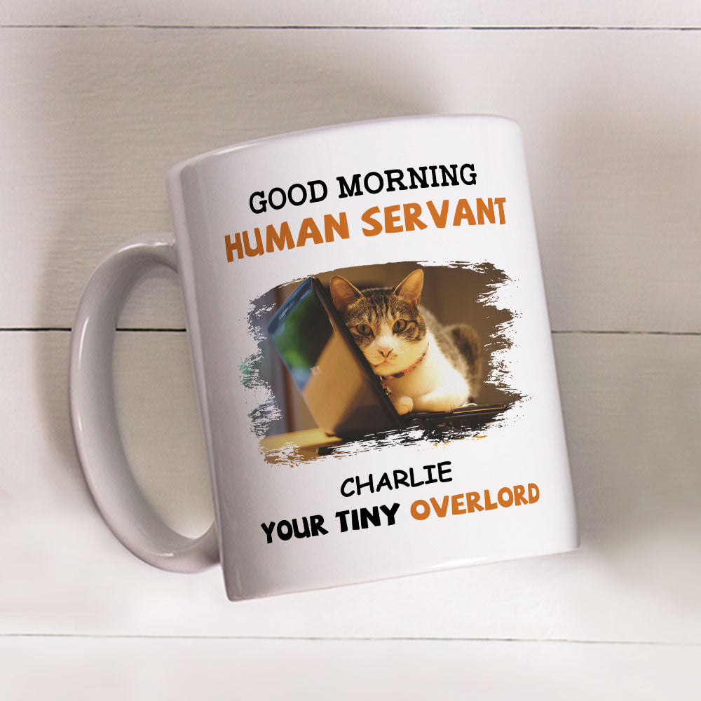 Good Morning - Customizable Personalized Coffee Mug for Pet Lovers