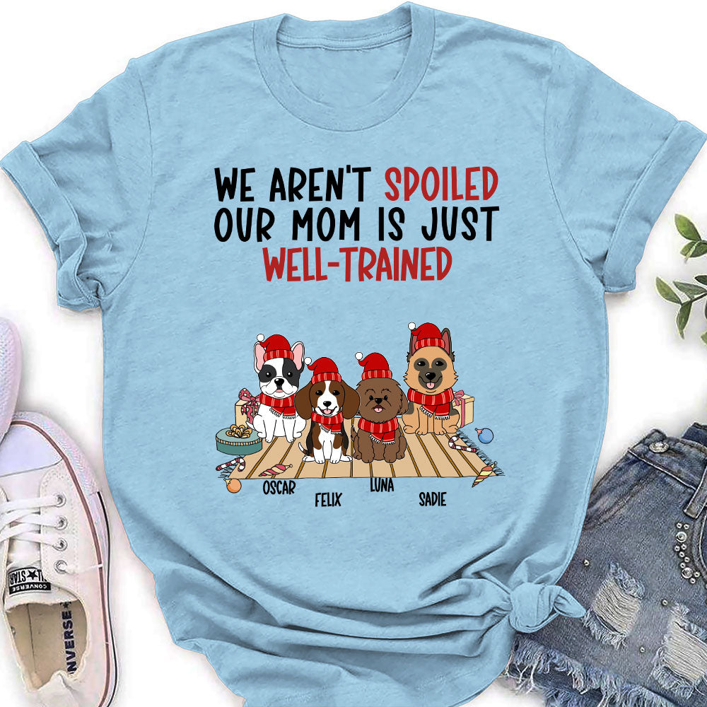 Well Trained Mom - Customizable Personalized Women's Pet Lover T-shirt