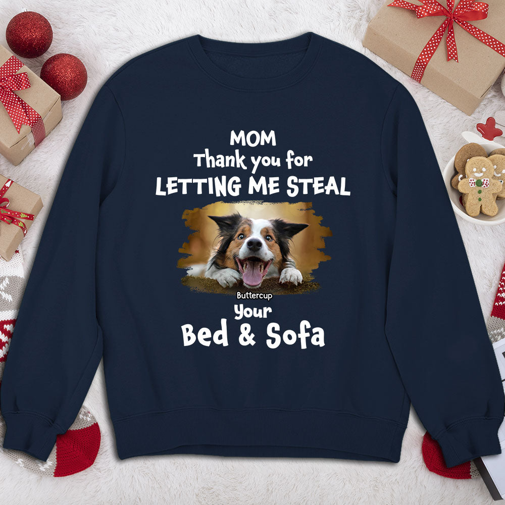 Let Me Steal - Customizable Personalized Sweatshirt for Pet Lovers