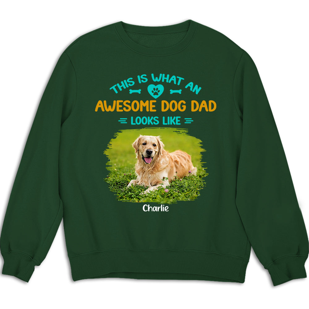 Amazing Personalized Dog Dad Custom Sweatshirt - Ideal Gift for Pet Lovers