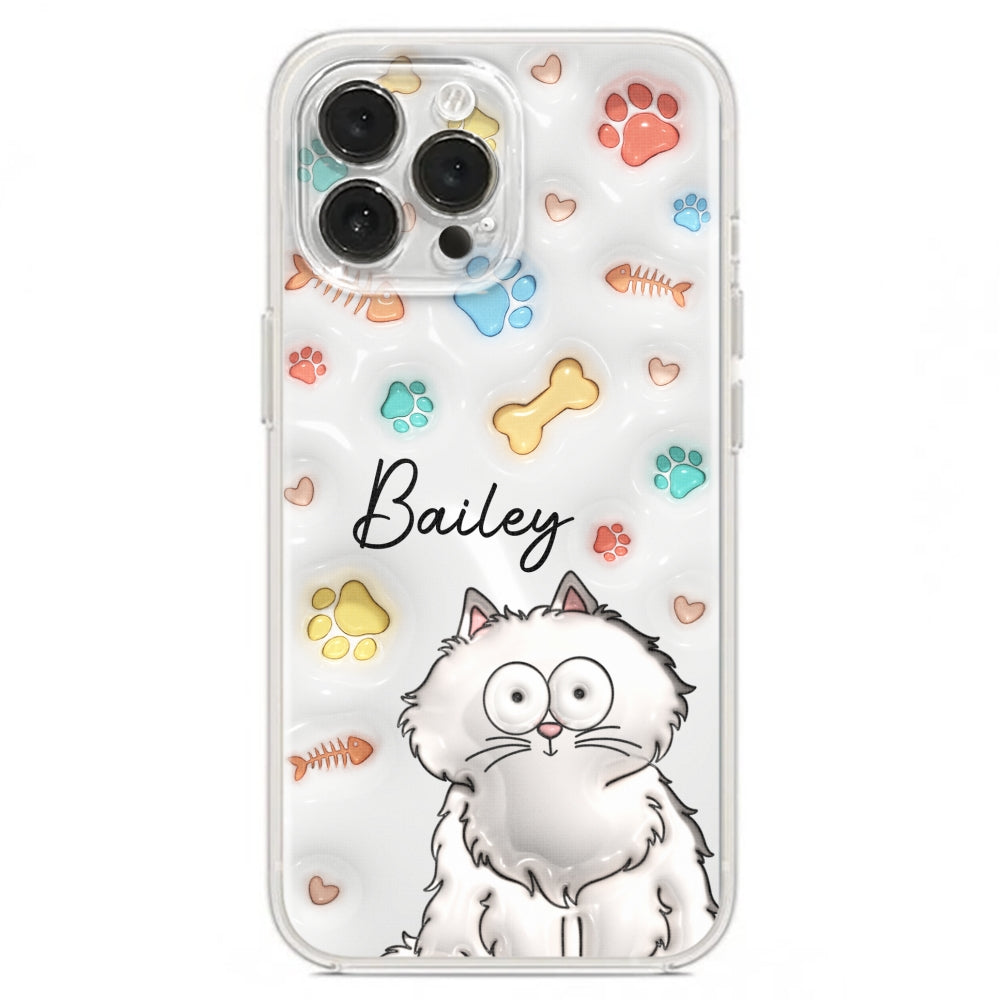 Personalized 3D Inflated Effect Custom Phone Case for Your Fur Babies and Loved Ones