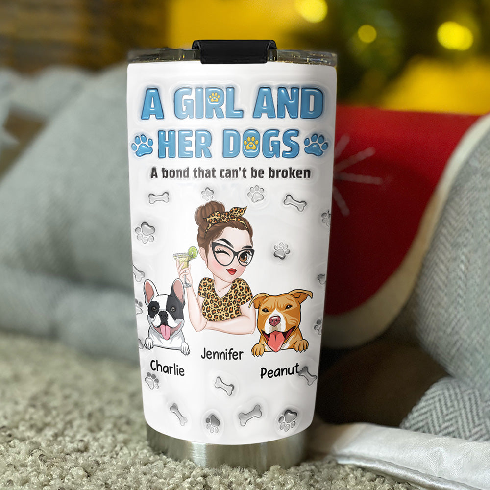 Unbreakable Bond - Personalized 3D Inflated Effect 20oz Stainless Steel Tumbler