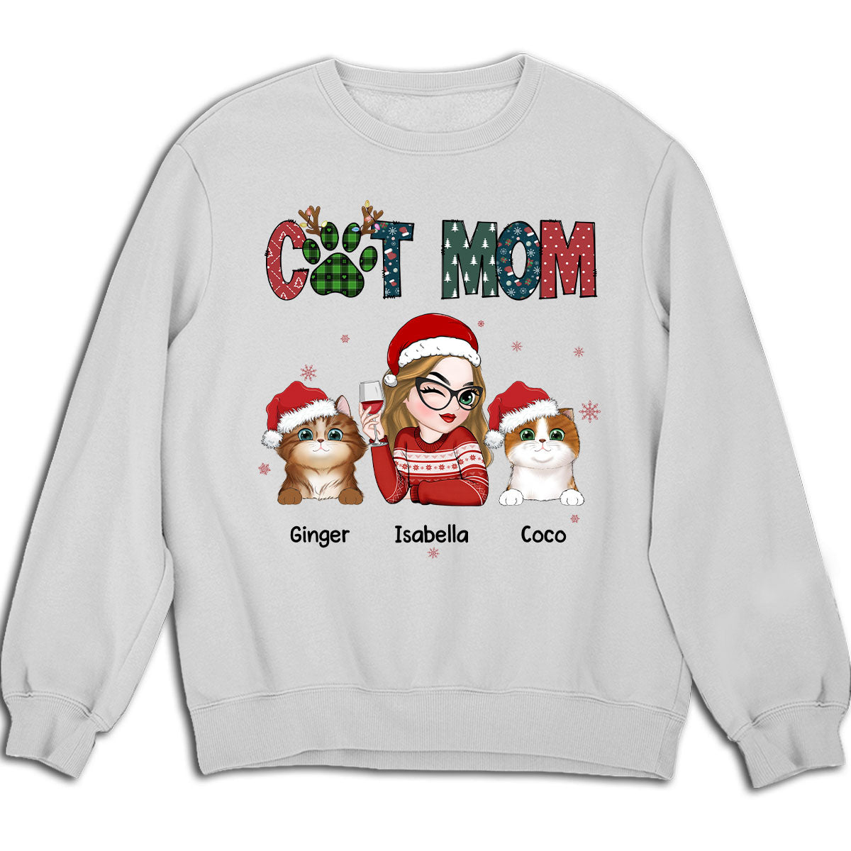 Personalized My Lovely Cat Mom Sweatshirt - Ideal Gift for Pet Lovers