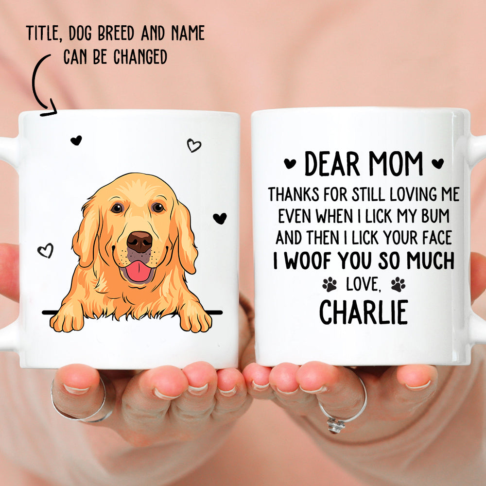 Customizable Personalized Coffee Mug - Ideal Gift for Pet Lovers