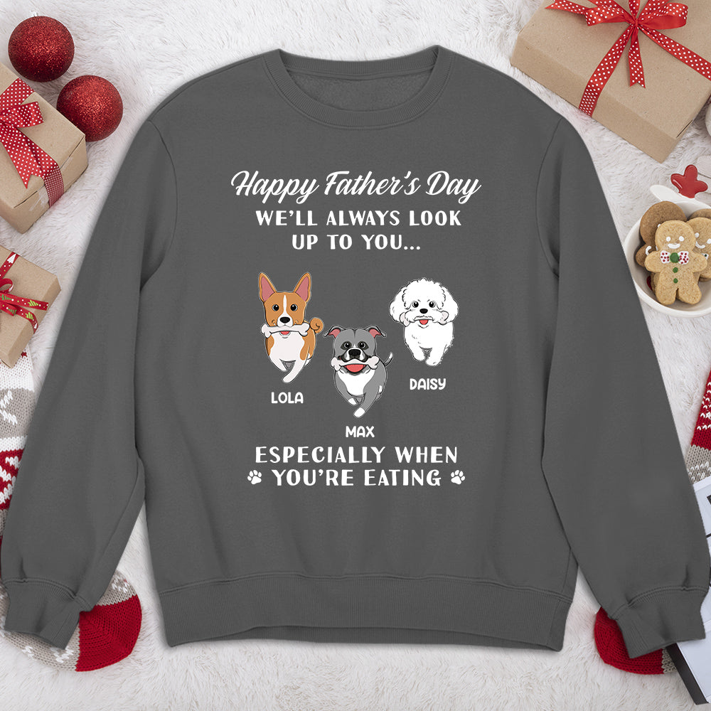 Personalized Custom Pet Lover's Sweatshirt - Ideal for Dining Moments
