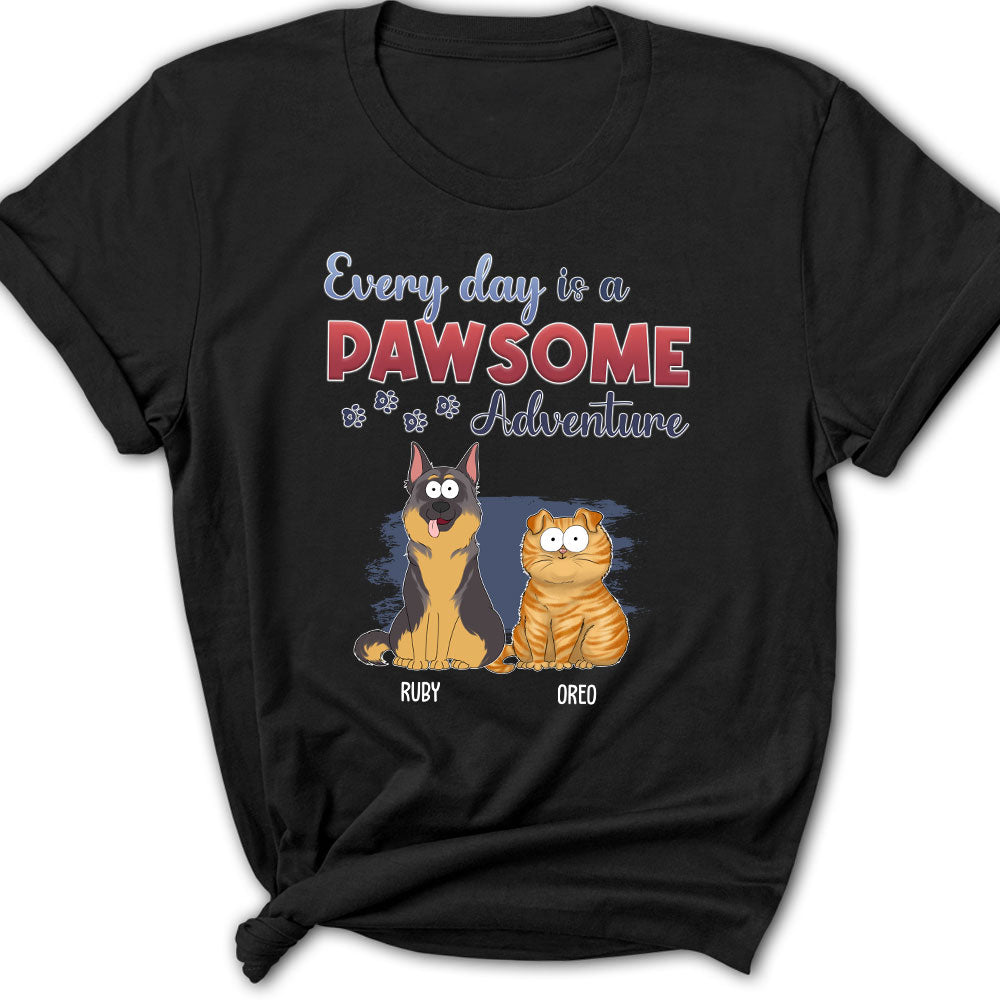 Everyday Adventure - Customizable Women's Personalized T-shirt for Pet Lovers