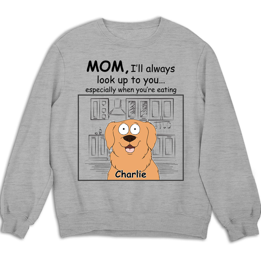 Always Look Up - Customizable Personalized Sweatshirt for Pet Lovers