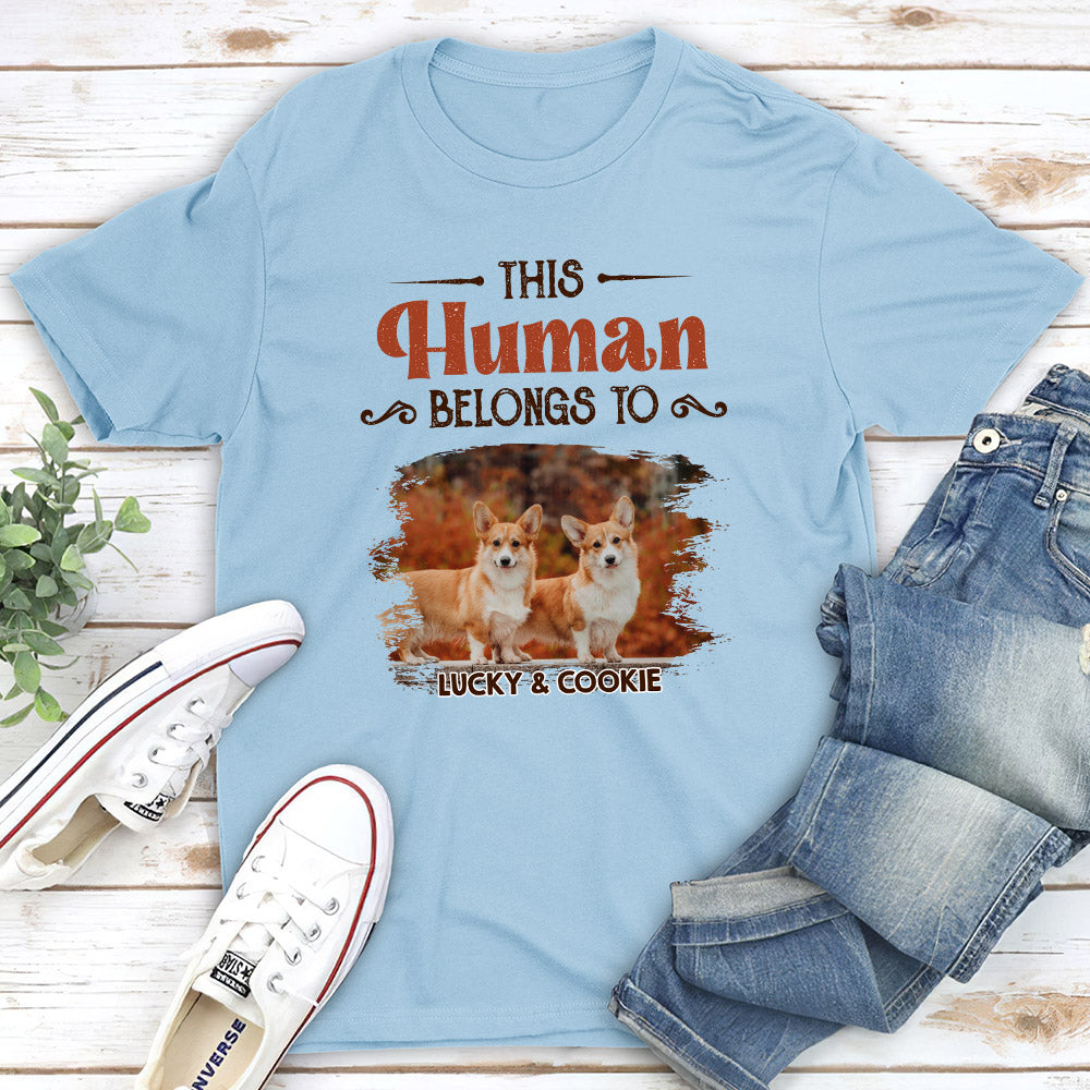 Customizable Unisex Human and Dog Personalized T-shirt - Ideal Gift for Pet Lovers