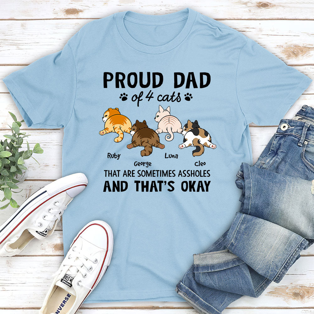 Proud Cat Mom Personalized Unisex Custom T-shirt - Ideal Gift for Pet Lovers