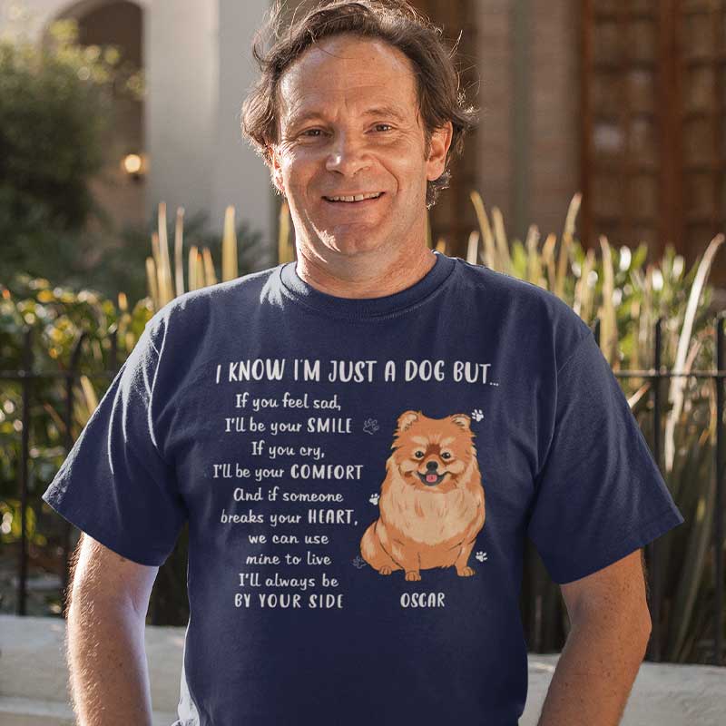 Personalized Custom By Your Side Unisex Pet Lover T-shirt