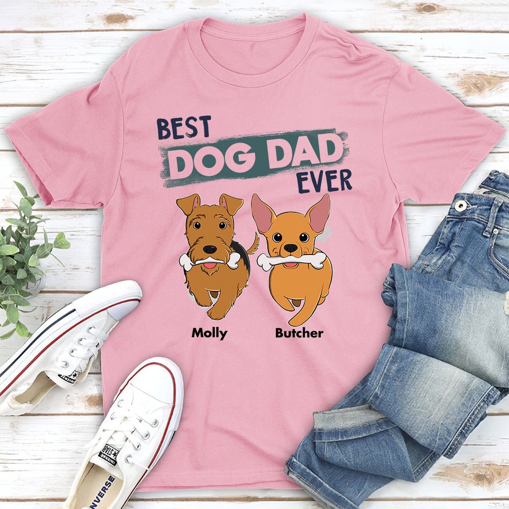 You're the Ultimate Dog Dad - Personalized Custom Unisex T-shirt for Pet Lovers