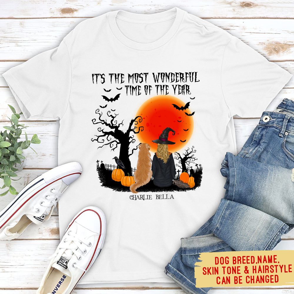 The Most Enchanting Time - Personalized Unisex Pet Lover T - shirt