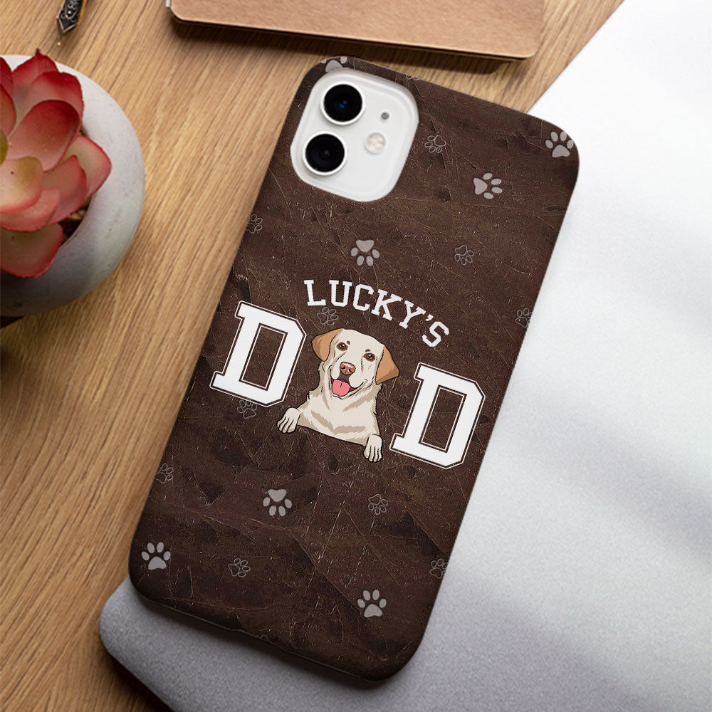 Personalized Dog Dad/Mom Custom Phone Case - Ideal for Pet Enthusiasts