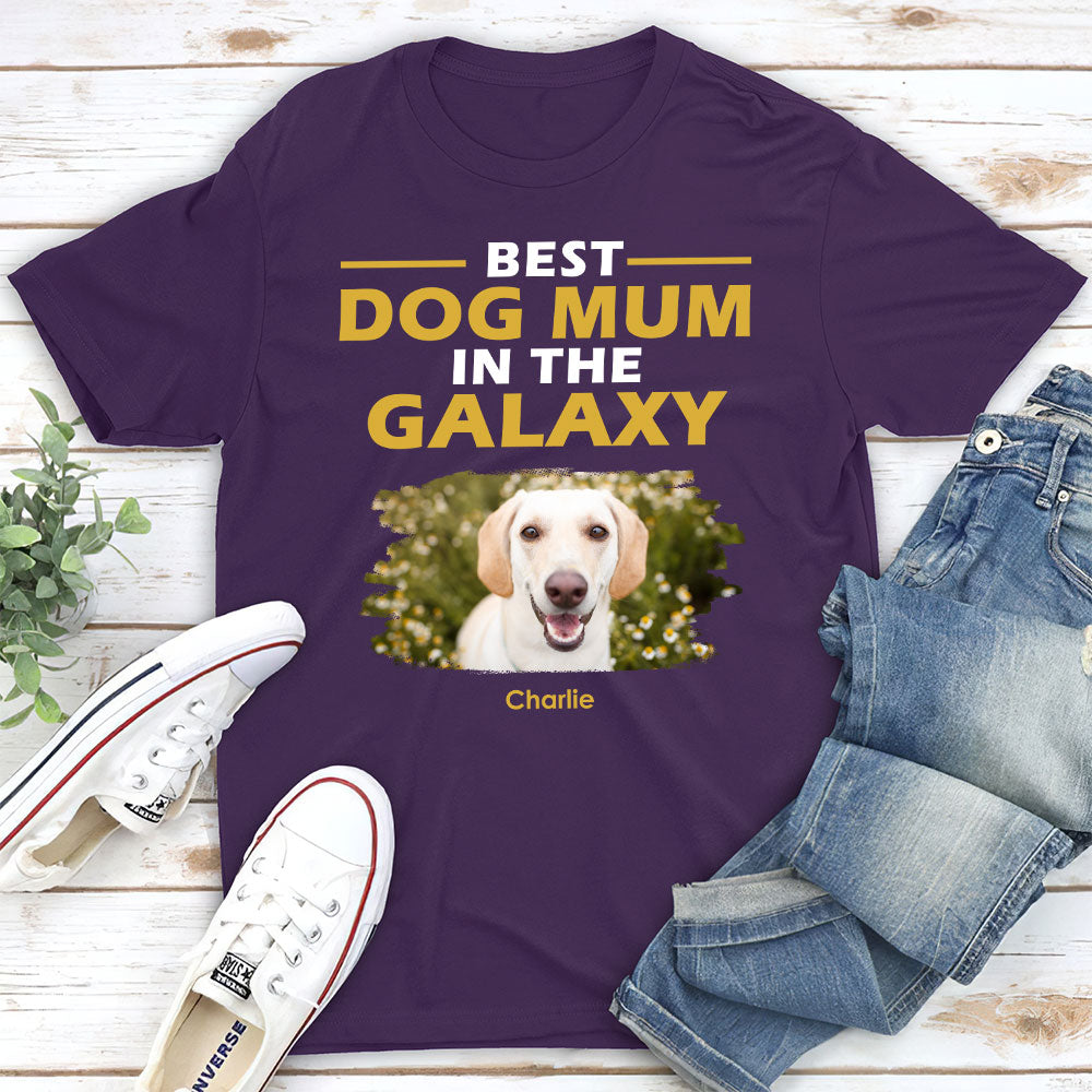 Best Dad Galaxy - Customizable Unisex Personalized T - shirt for Pet Lovers