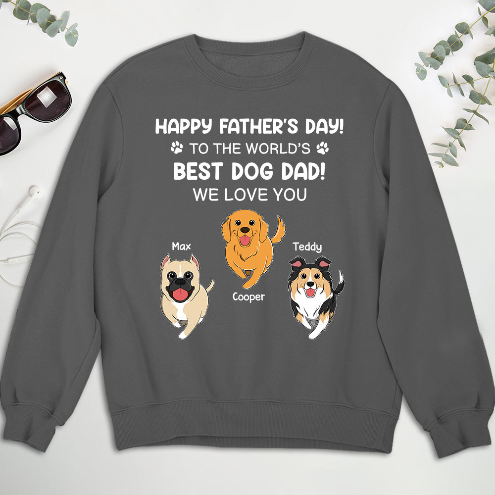 Top-Rated Personalized Custom Sweatshirt for the Best Dog Dads