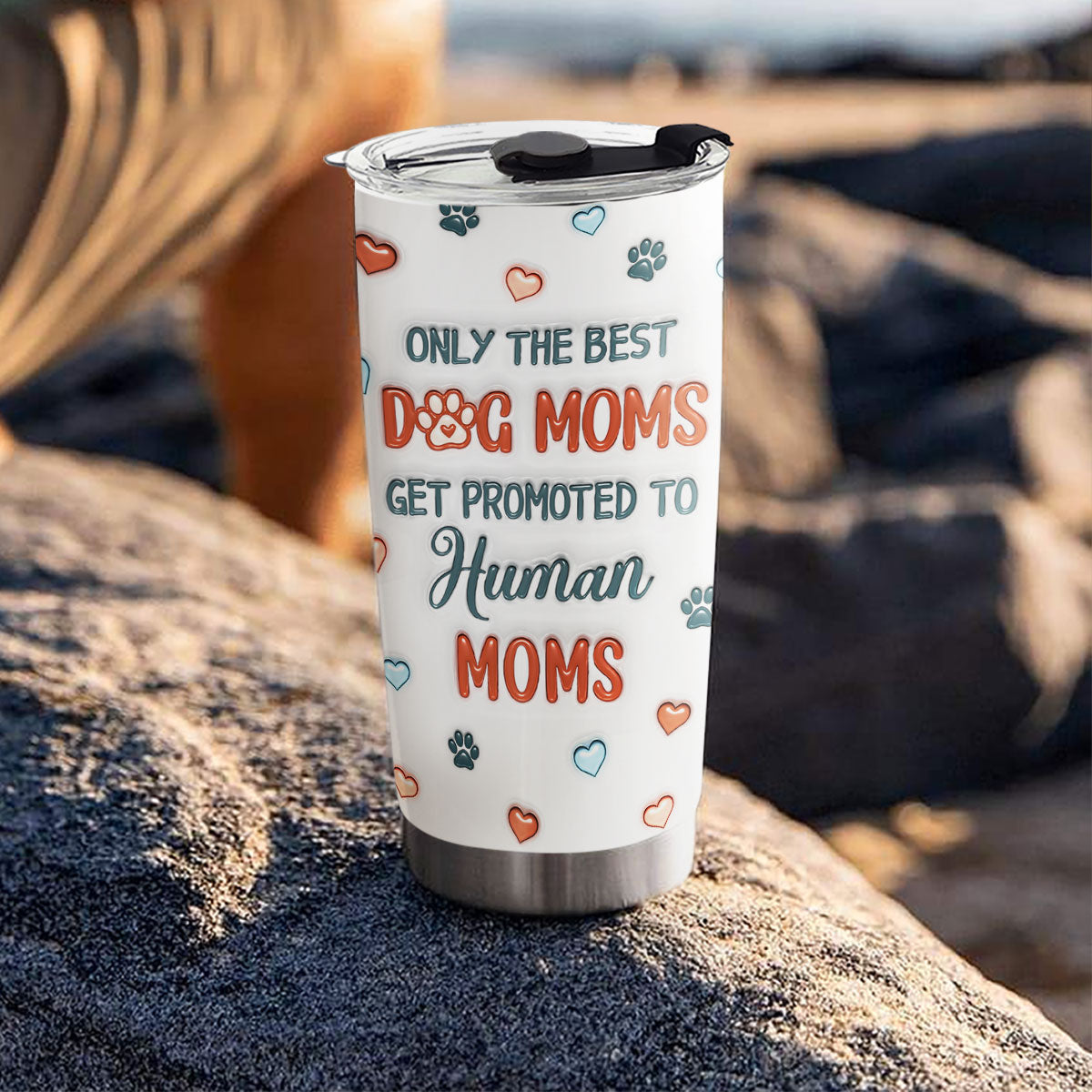 Personalized 3D Inflated Effect Tumbler - Ideal for Pet Parents Turning Human Parents