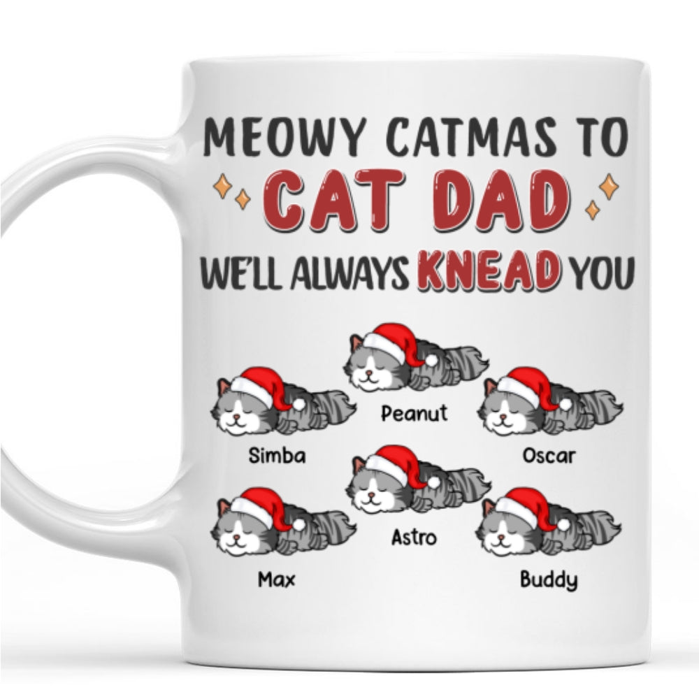 Personalized 'I Will Always Knead You' Custom Coffee Mug - Perfect Gift for Loved Ones
