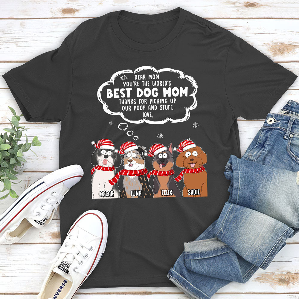 Customizable Grateful Dog Mom Unisex T-shirt - Ideal Gift for Pet Lovers