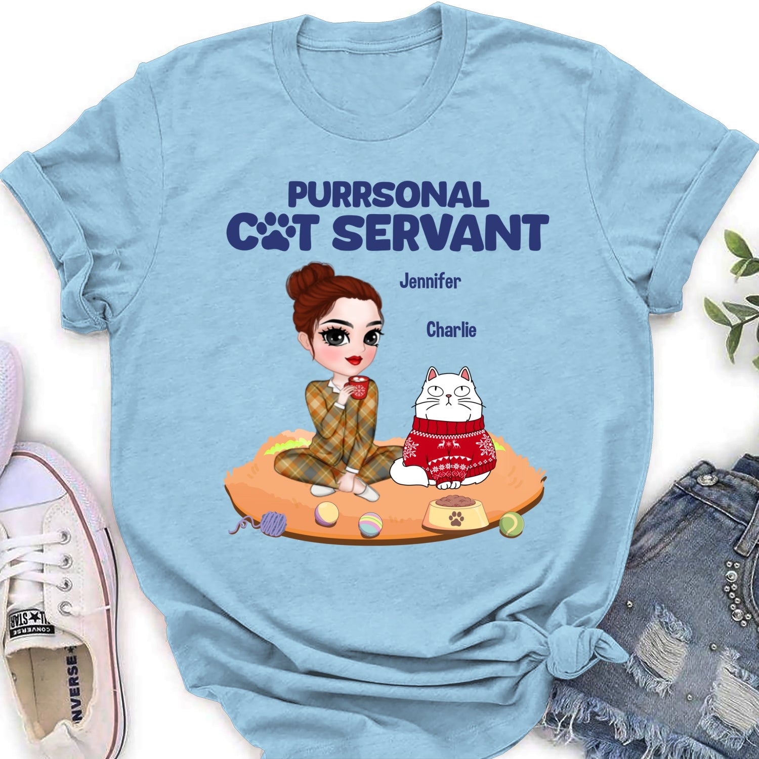 Purrsonal - Customizable Women's Personalized Pet Lover T-Shirt