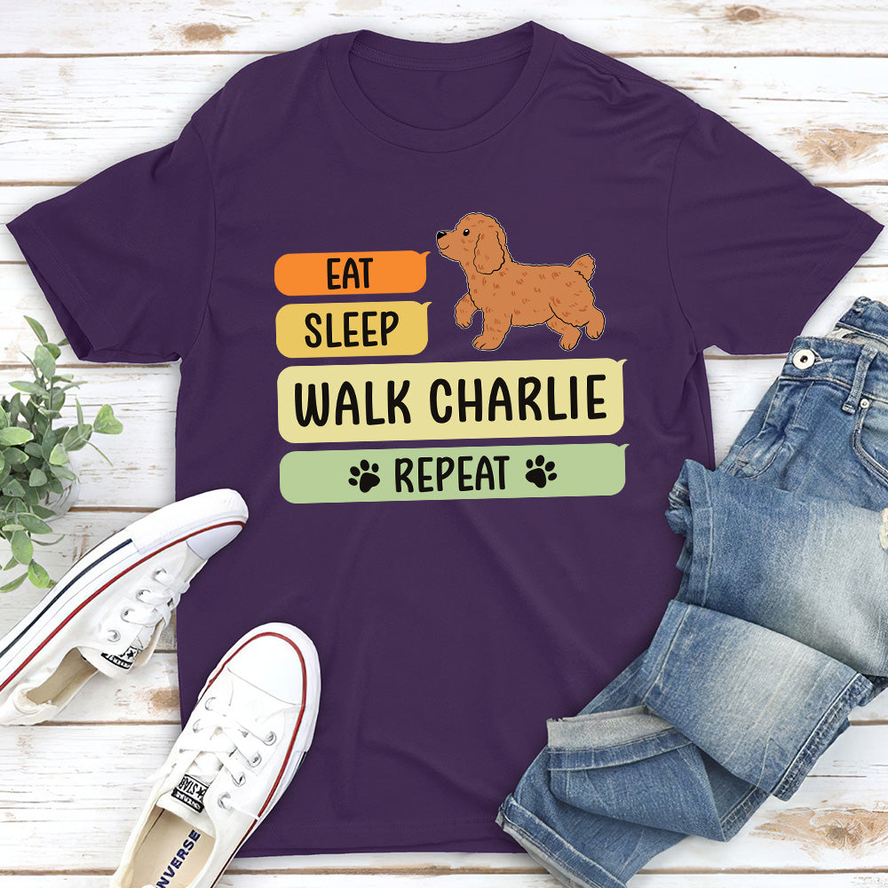 Dog Walker Life - Customizable Unisex Personalized T - shirt for Pet Lovers