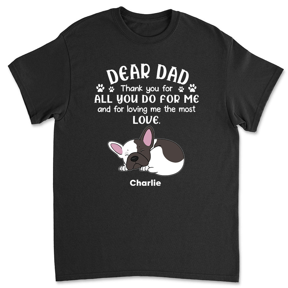 Well Done Dad - Customizable Personalized Unisex Pet Lover T-shirt
