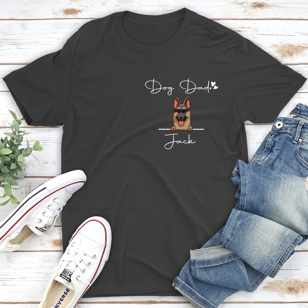 Personalized Custom Unisex Dog Mom Valentine T-shirt - Ideal Gift for Dog Lovers