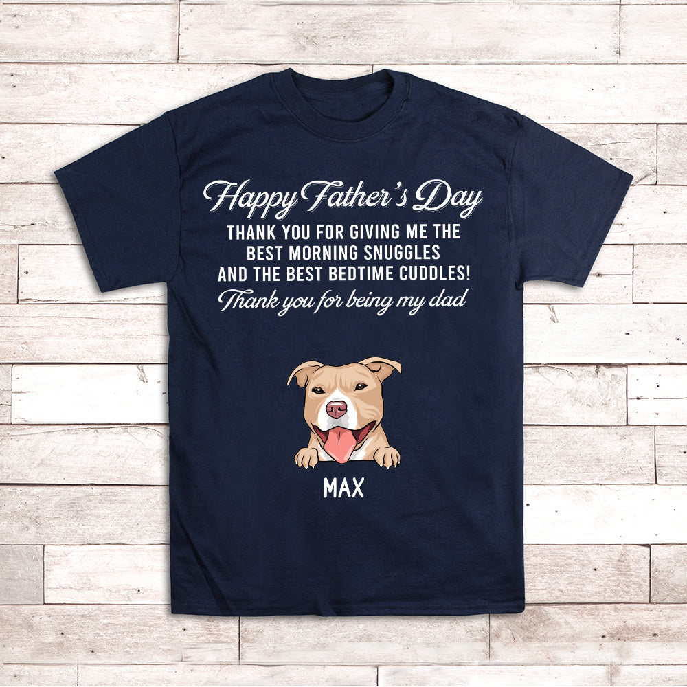 Personalized Thank You Dad Unisex T-shirt - Ideal Gift