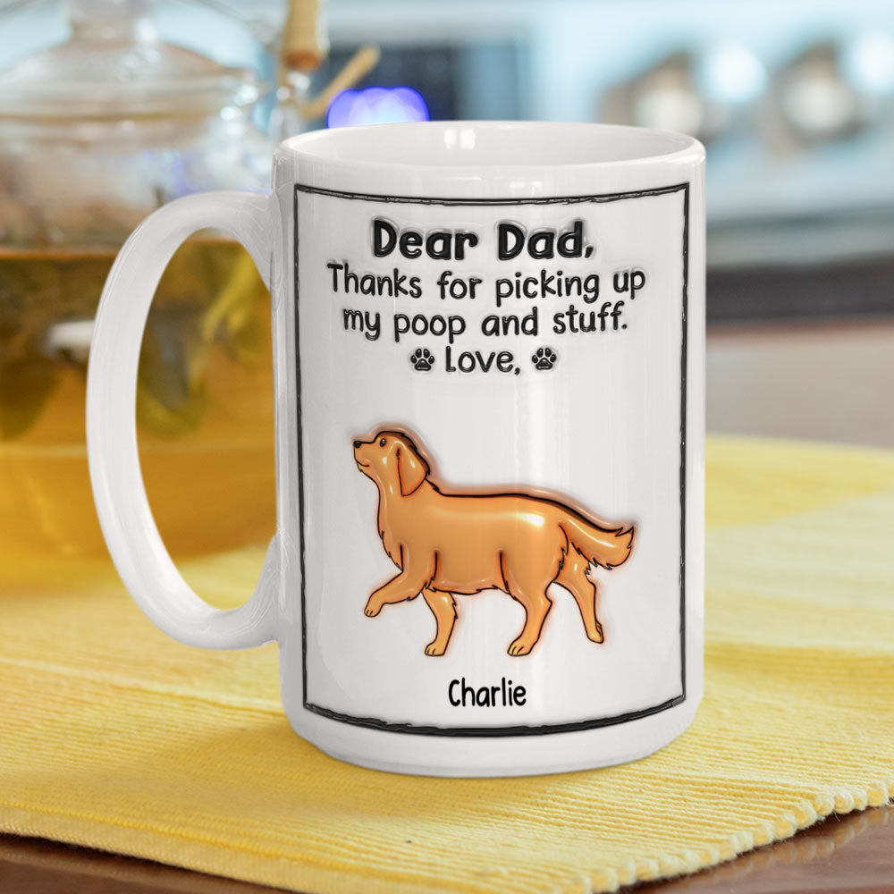 Love And Licks - Customizable 3D Inflated Personalized Ceramic Mug